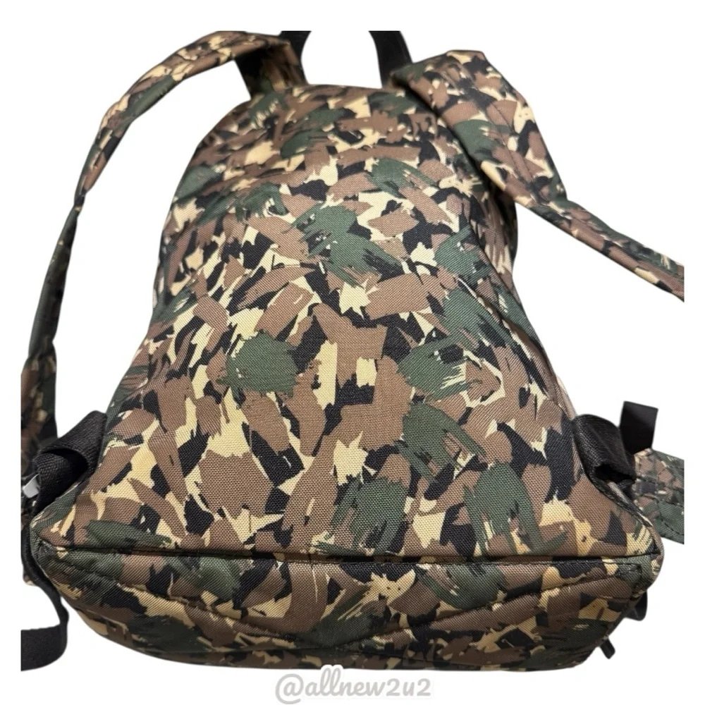 Marc Jacobs Green and Brown Camouflage Backpack